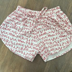 Designer print shorts